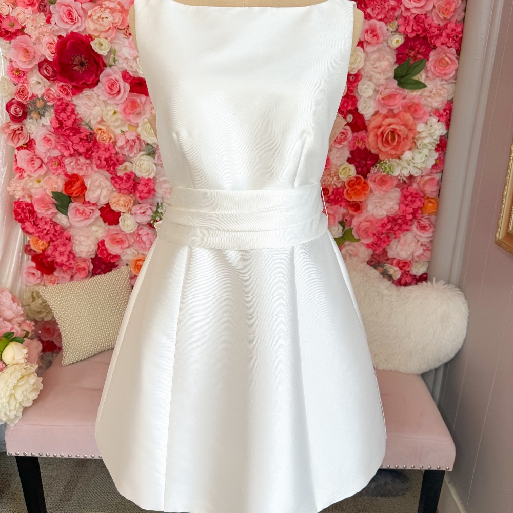 By Watters | Mini Tie Back with Bow Dress